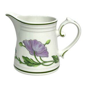 Villeroy & Boch‎ Amapola Vitro-Porzellan Creamer Pitcher Floral Design 3.5"